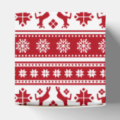 クリスマスホリデーノルディックパターンコージー フェイバーボックス (上部)