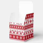 クリスマスホリデーノルディックパターンコージー フェイバーボックス (オープン)