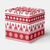 クリスマスホリデーノルディックパターンコージー フェイバーボックス (裏面サイド)