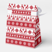 クリスマスホリデーノルディックパターンコージー フェイバーボックス (裏面サイド)