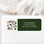 クリスマスホリデーハウス ラベル (インサイチュ)