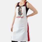 クリスマスホリデーハスキーオールオーバープリントエプロン エプロン (インサイチュ)