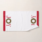 クリスマスホリデーバスタオルのセット – 喜び バスタオルセット (ハンドタオル)