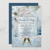 クリスマスホリデーバチェロレッテ招待状 招待状 (正面/裏面)