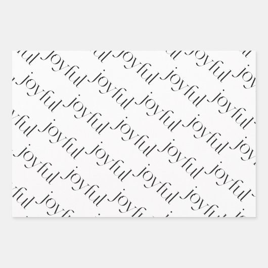 クリスマスホリデーパターンスカンジナビアスタイル ラッピングペーパーシート (正面)