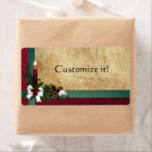 クリスマスホリデーパッケージラベル+ギフトラベル ラベル (インサイチュ)