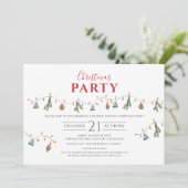 クリスマスホリデーパモダンーティ 招待状 (スタンド正面)