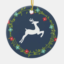 クリスマスホリデーパーソナライズされたオーナメント セラミックオーナメント