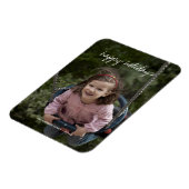 クリスマスホリデーパーソナライズされたフォトキッズ写真 マグネット (左側)