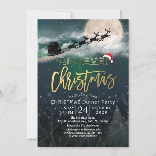 クリスマスホリデーパーティサンタハトインディアスレイ (正面)