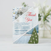 クリスマスホリデーパーティーありがとう サンキューカード (スタンド正面)