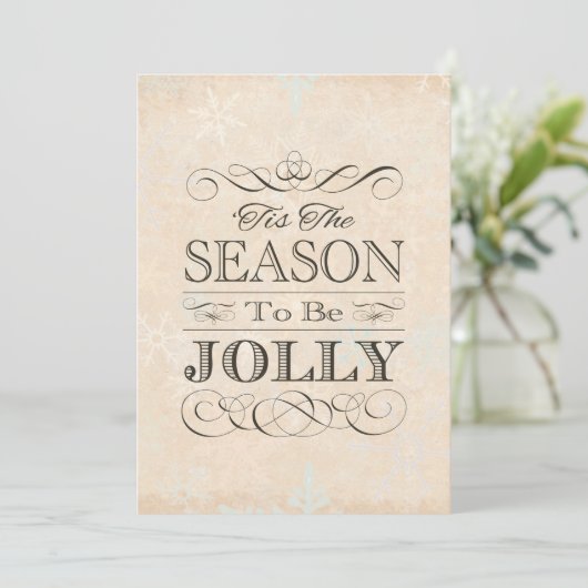 クリスマスホリデーパーティーこの季節すてき 招待状 (スタンド正面)