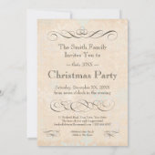 クリスマスホリデーパーティーこの季節すてき 招待状 (裏面)