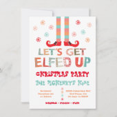 クリスマスホリデーパーティーを楽しもう 招待状 (正面)