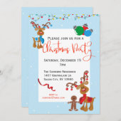 クリスマスホリデーパーティートナディールドルフ 招待状 (正面/裏面)