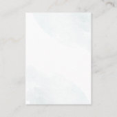 クリスマスホリデーパーティー招待状カード 名刺 (裏面)