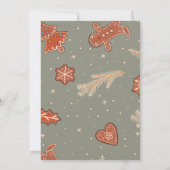 クリスマスホリデーパーティー招待状カード 招待状 (裏面)