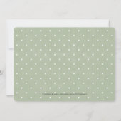 クリスマスホリデーパーティー招待状ツリーデザイン1 招待状 (裏面)