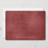 クリスマスホリデーパーティー招待状ツリーデザイン1 招待状 (裏面)