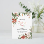 クリスマスホリデーパーティー招待状 シーズンカード (スタンド正面)