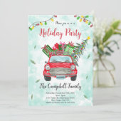 クリスマスホリデーパーティー招待状 招待状 (スタンド正面)