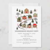 クリスマスホリデーパーティー招待状 招待状 (正面)