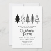 クリスマスホリデーパーティー招待状 招待状 (正面)