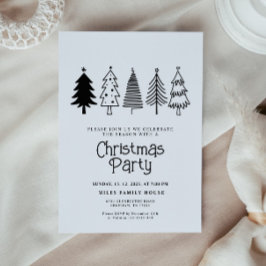 クリスマスホリデーパーティー招待状 招待状