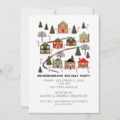 クリスマスホリデーパーティー招待状 招待状 (正面)