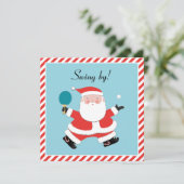 クリスマスホリデーパーティー招待状 招待状 (スタンド正面)