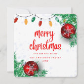 クリスマスホリデーパーティー シーズンカード (正面)