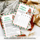 クリスマスホリデーパーティー スキャッテゴリーズゲーム シーズンカード