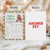 クリスマスホリデーパーティー スキャッテゴリーズゲーム シーズンカード