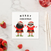 クリスマスホリデーパーティー スタンダードカクテルナプキン (インサイチュ)