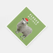 クリスマスホリデーパーティー スタンダードランチョンナプキン (角)