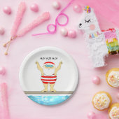 クリスマスホリデーパーティー ペーパープレート (パーティー)