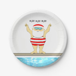 クリスマスホリデーパーティー ペーパープレート