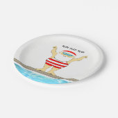 クリスマスホリデーパーティー ペーパープレート (アングル)