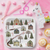 クリスマスホリデーパーティー ペーパープレート (パーティー)