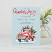 クリスマスホリデーパーティー 招待状 (スタンド正面)