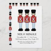 クリスマスホリデーパーティー 招待状 (正面/裏面)