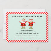 クリスマスホリデーパーティー 招待状 (正面)