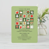 クリスマスホリデーパーティー 招待状 (スタンド正面)