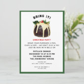 クリスマスホリデーパーティー 招待状 (スタンド正面)