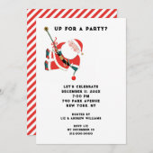 クリスマスホリデーパーティー 招待状 (正面/裏面)