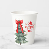 クリスマスホリデーパーティーOh何おもしろい 紙コップ (正面)