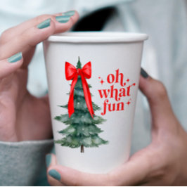 クリスマスホリデーパーティーOh何おもしろい 紙コップ
