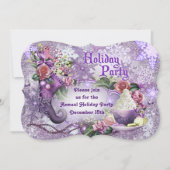 クリスマスホリデーパーティ招待状 招待状 (正面)