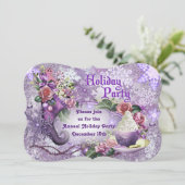 クリスマスホリデーパーティ招待状 招待状 (スタンド正面)