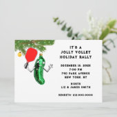 クリスマスホリデーピックルボールパーティー 招待状 (スタンド正面)
